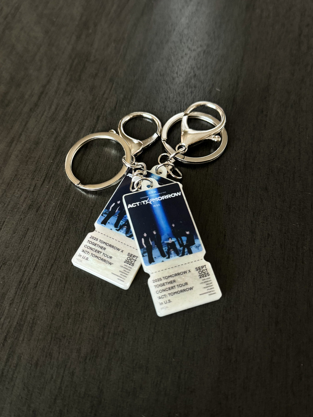 Act:Tomorrow Ticket Keychain
